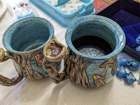 Psykedelisk Soppkrus – Håndlaget Keramikk