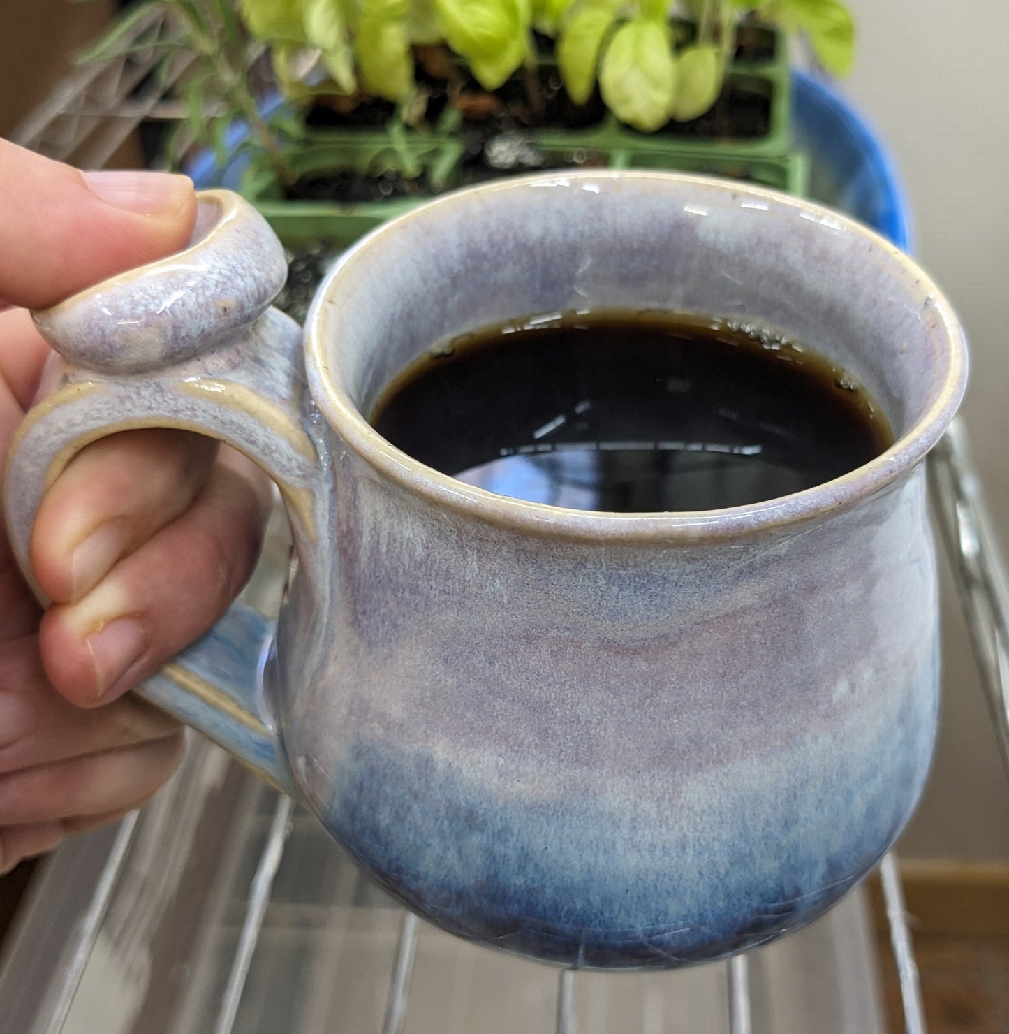 Lavendel Akvarellkrus – Håndlaget Keramikk