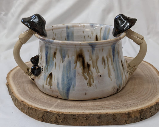 Soppskål med Hanker – Rustikk, Håndlaget Keramikk