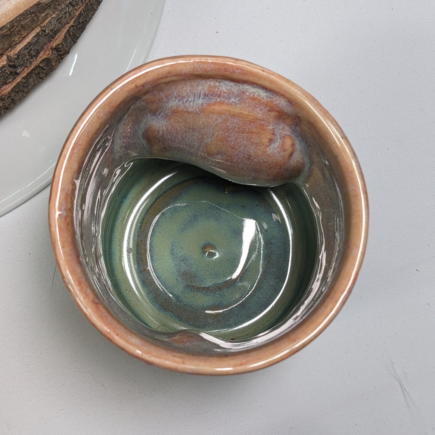 Rosa og Pastellgrønn Akvarell Håndtaksløs Kopp