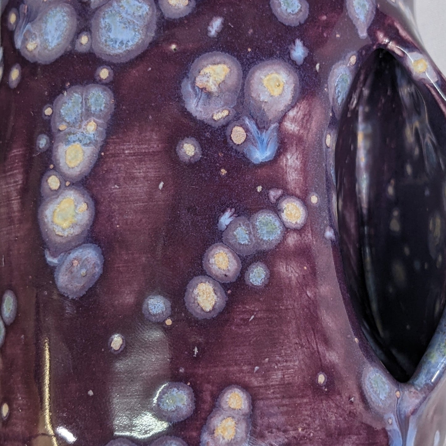 Plomme og Auberginefarget Håndtaksløs Kopp