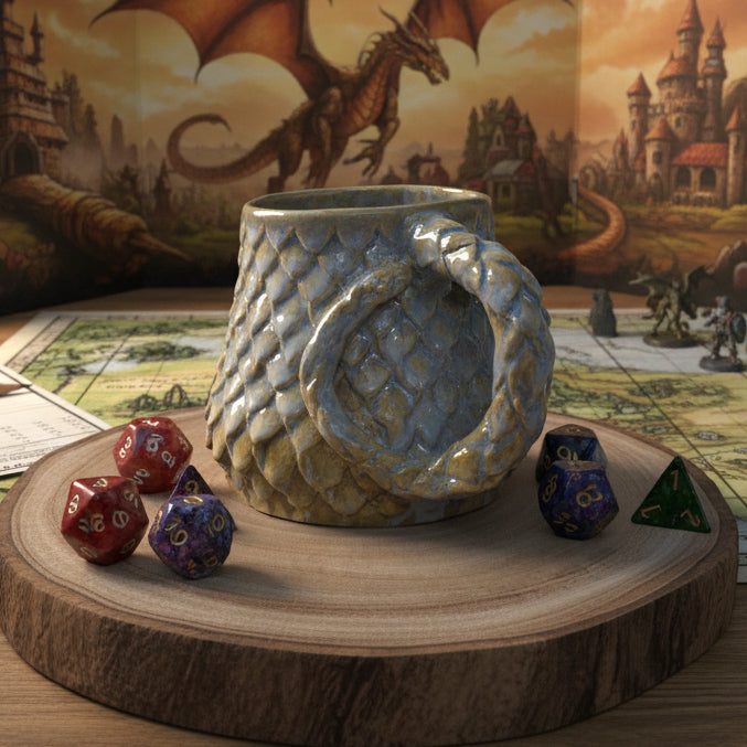 DragonScale Mug – Håndlaget keramisk krus