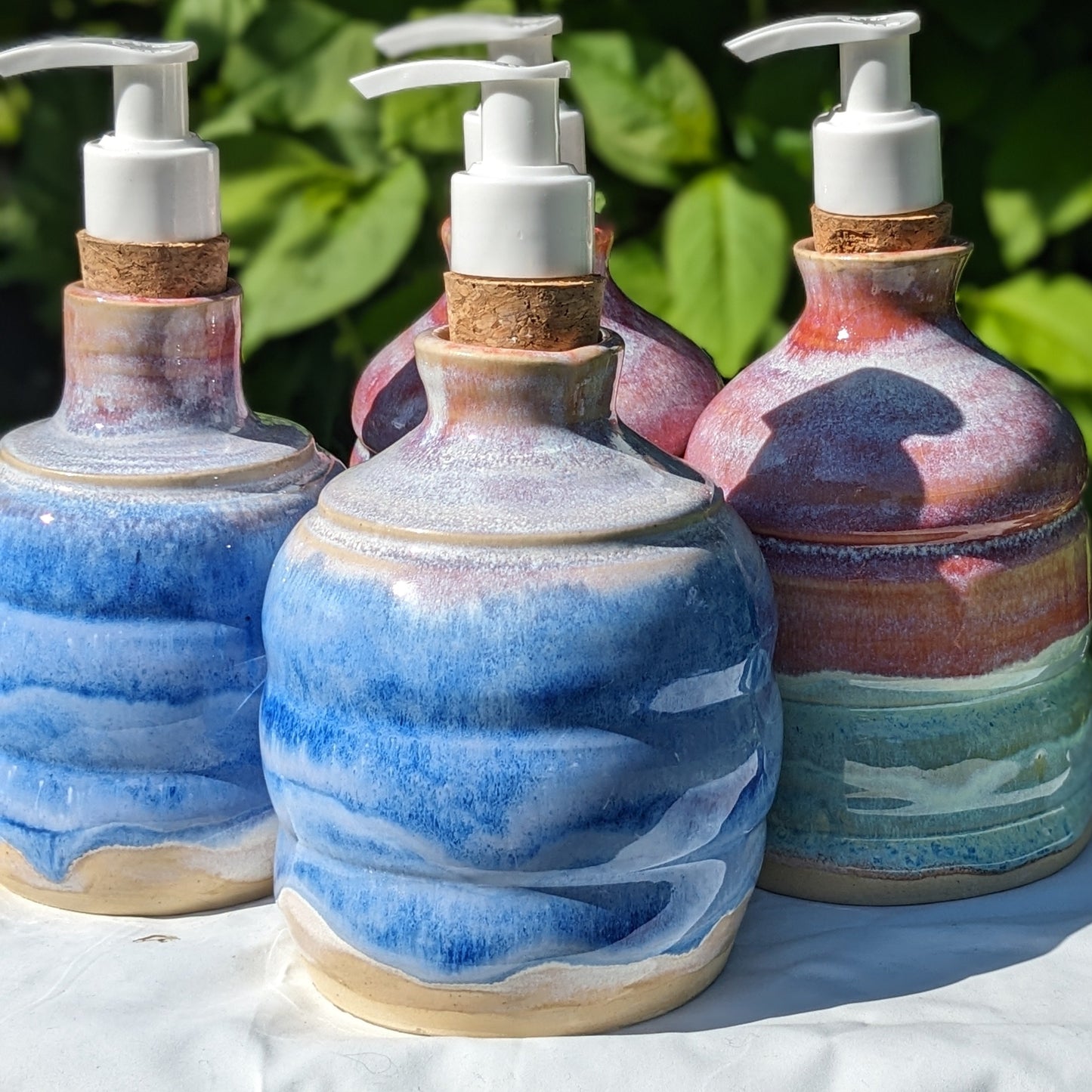 Håndlaget keramisk såpedispenser til bad og kjøkken – Ceramic Soap Dispenser