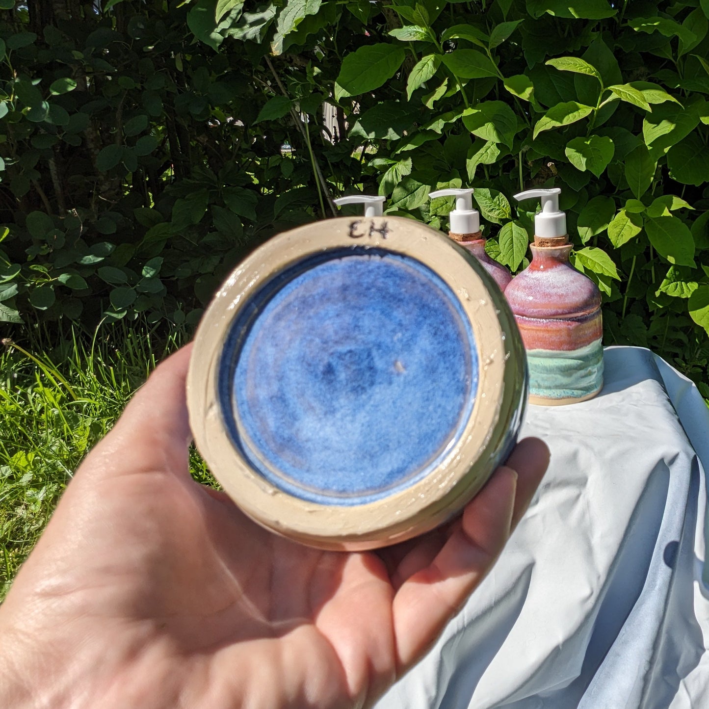 Håndlaget keramisk såpedispenser til bad og kjøkken – Ceramic Soap Dispenser