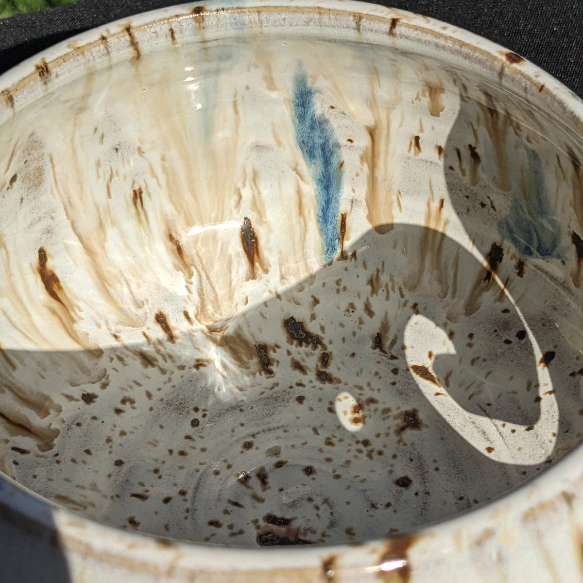 Håndlaget keramisk garnbolle med sopper – Mushroom Yarn Bowl