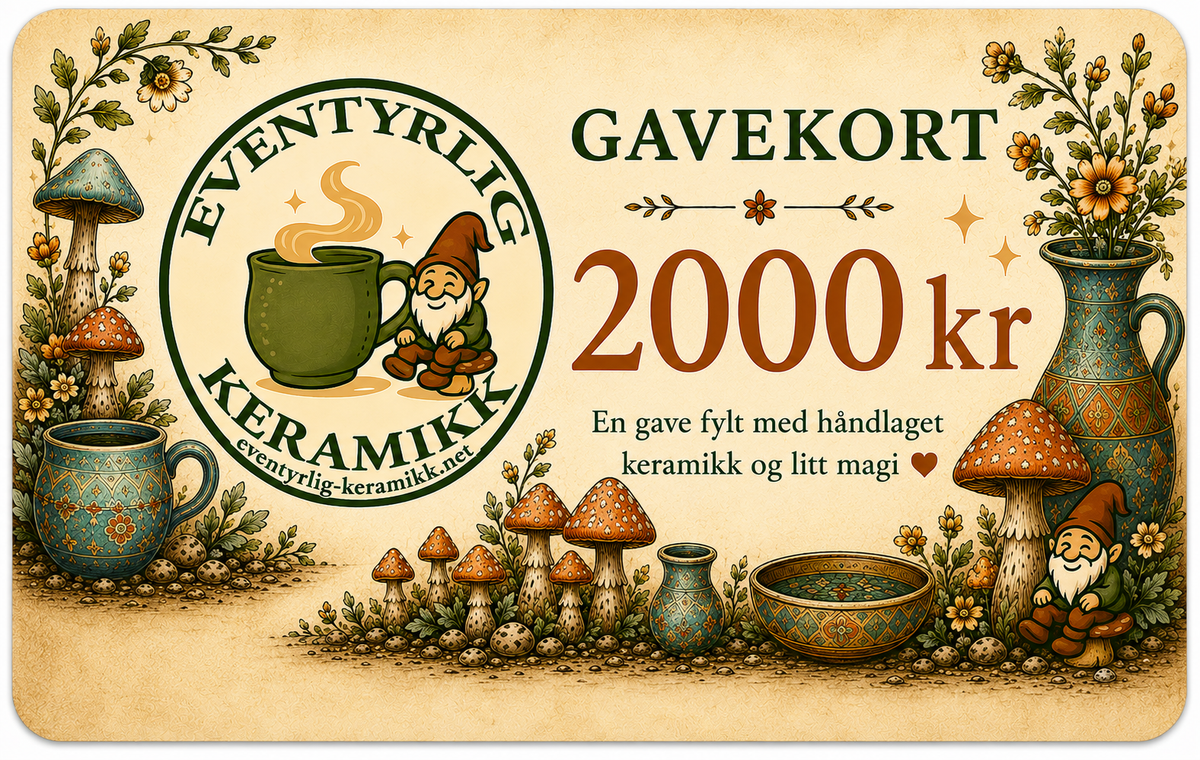 Digitalt Gavekort - Eventyrlig Keramikk